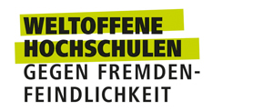 [Translate to English:] Logo Weltoffene Hochschulen gegen Fremdenfeindlichkeit