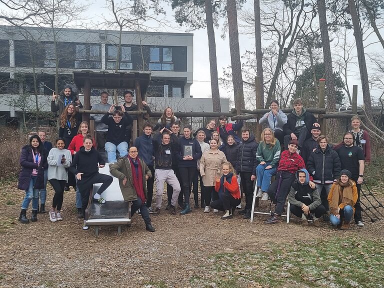 Gruppenbild der Studierenden bei der Empowerment-Schulung