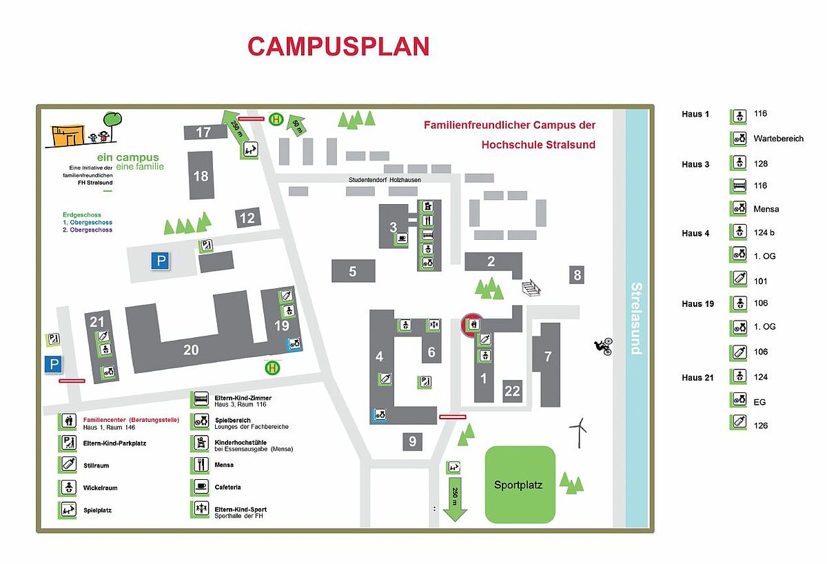 Campusplan für Familien